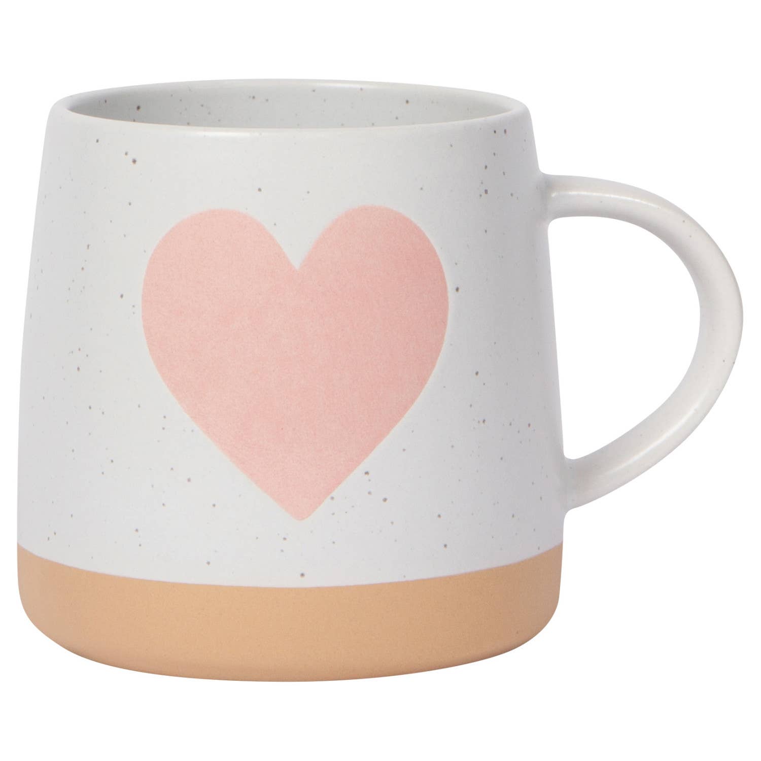 Jubilee by Danica Stoneware Heart Mug: Multi-Colored