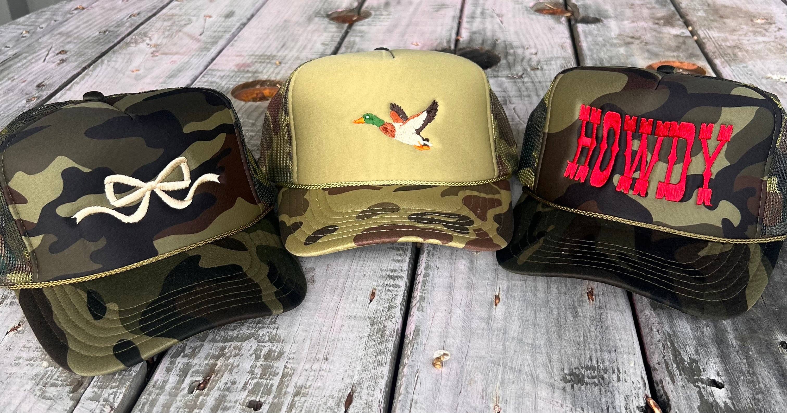 Coquette Bow Embroidery - Trucker Hat