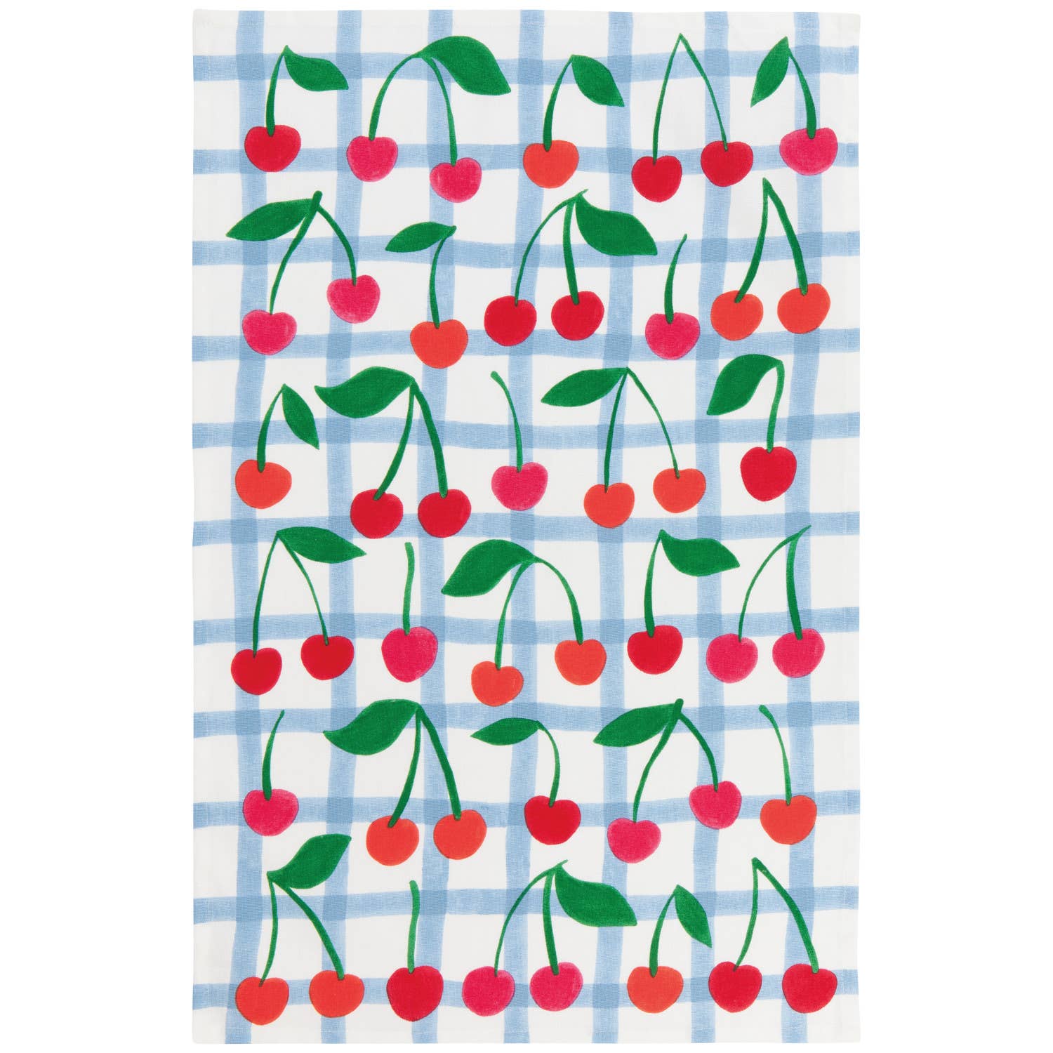 Very Cherry Dishtowel: Multi-Colored