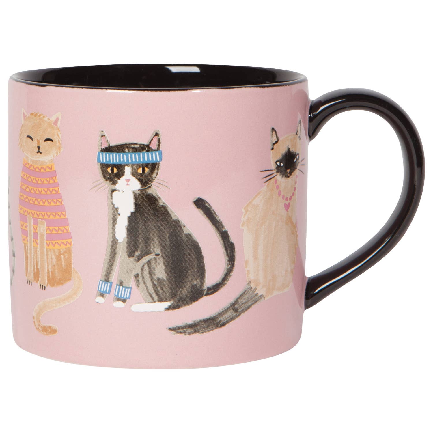 Feline Fine Mug in a Box: Multi-Colored