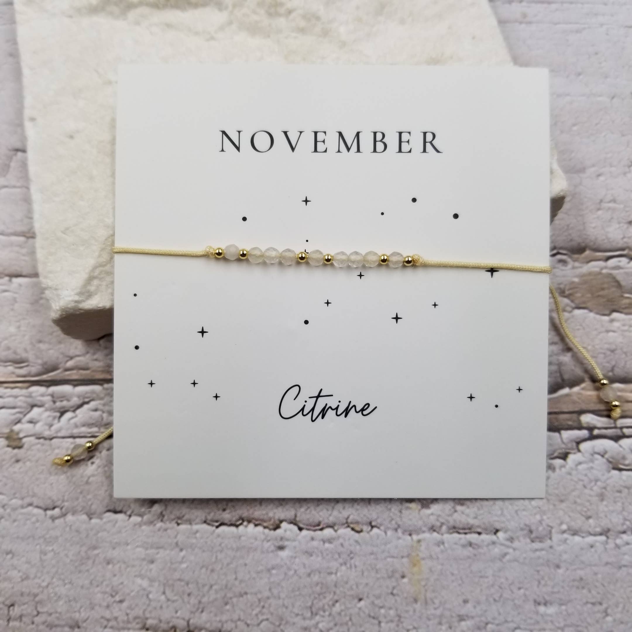 Birthday Month Bracelet: Nov