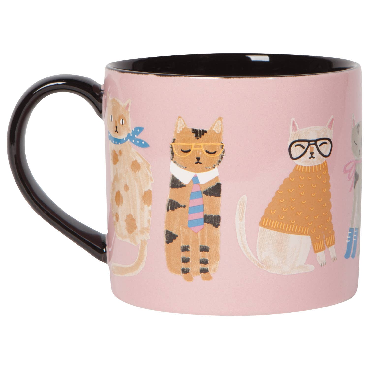 Feline Fine Mug in a Box: Multi-Colored