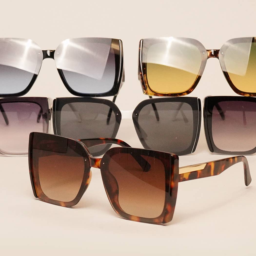 Allure Genesis Women's Square Sunglasses: 12 ASSORTED COLOR, One Size