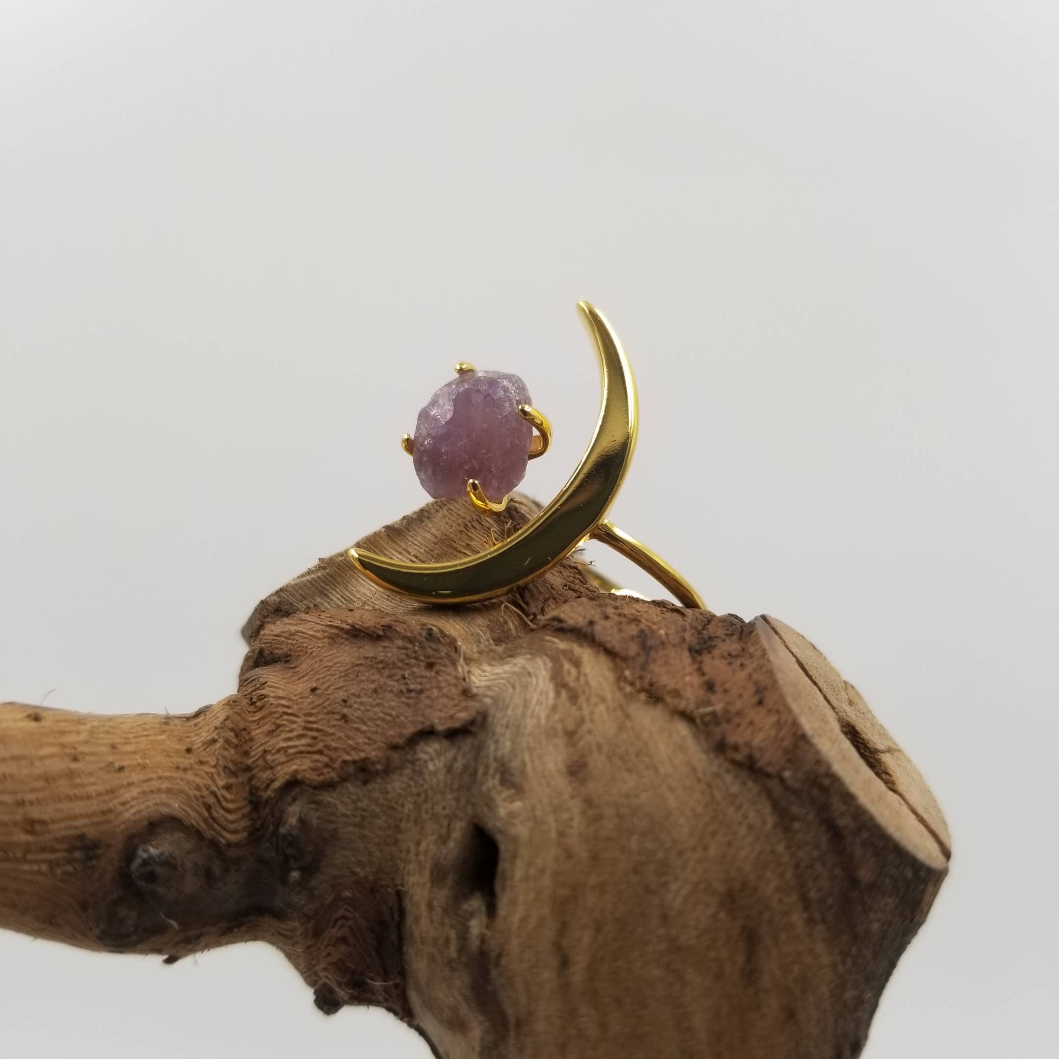 Amethyst Moon Ring: 5