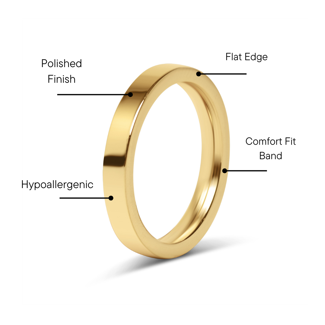 Blank Flat Band Ring: 6