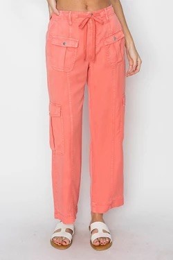 TENCEL RELAXED CARGO PANTS