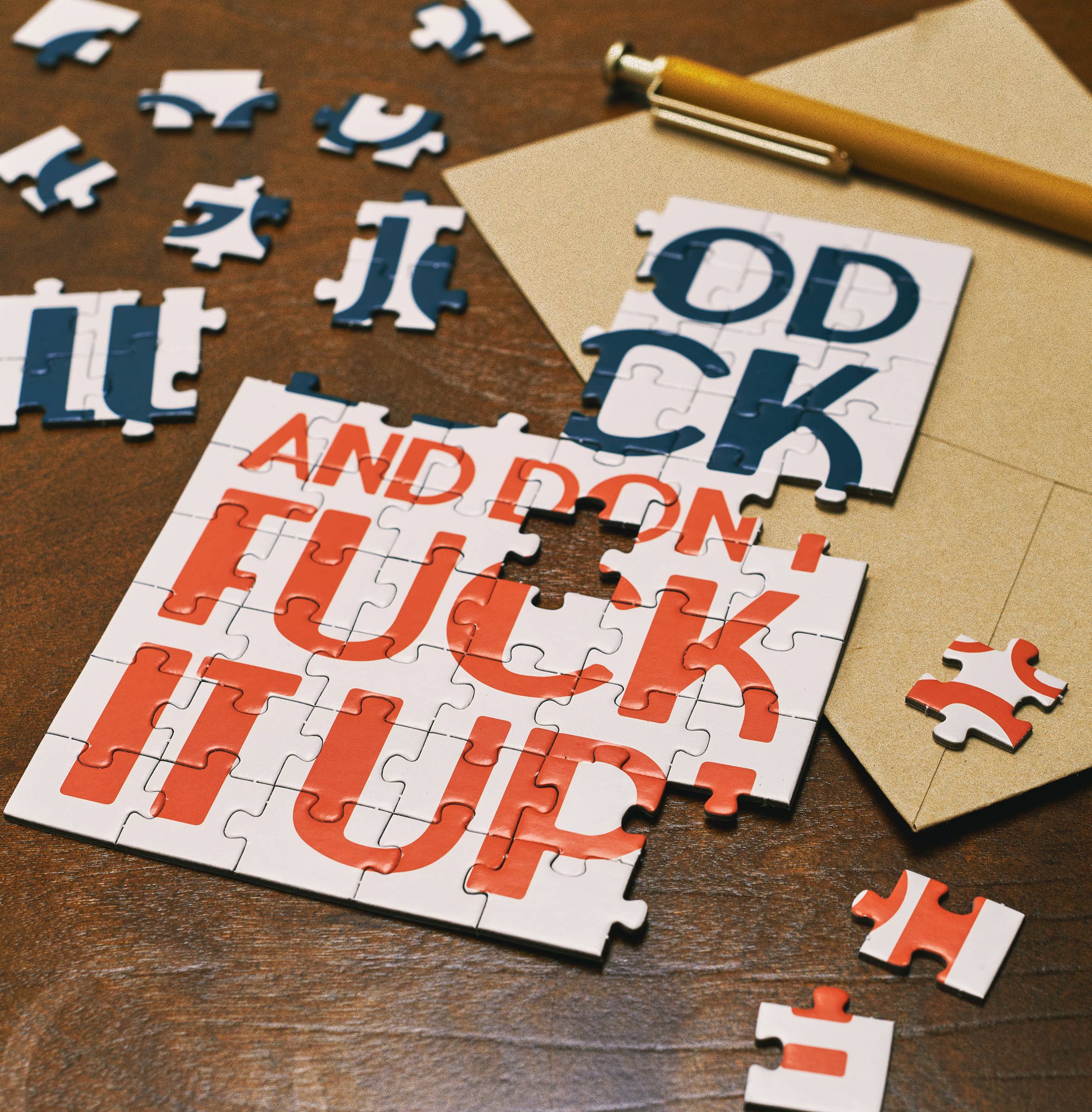 Good Luck Puzzle Card
