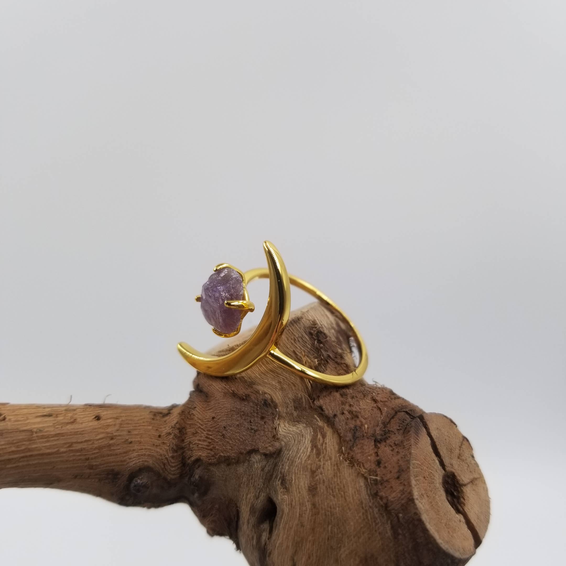 Amethyst Moon Ring: 5