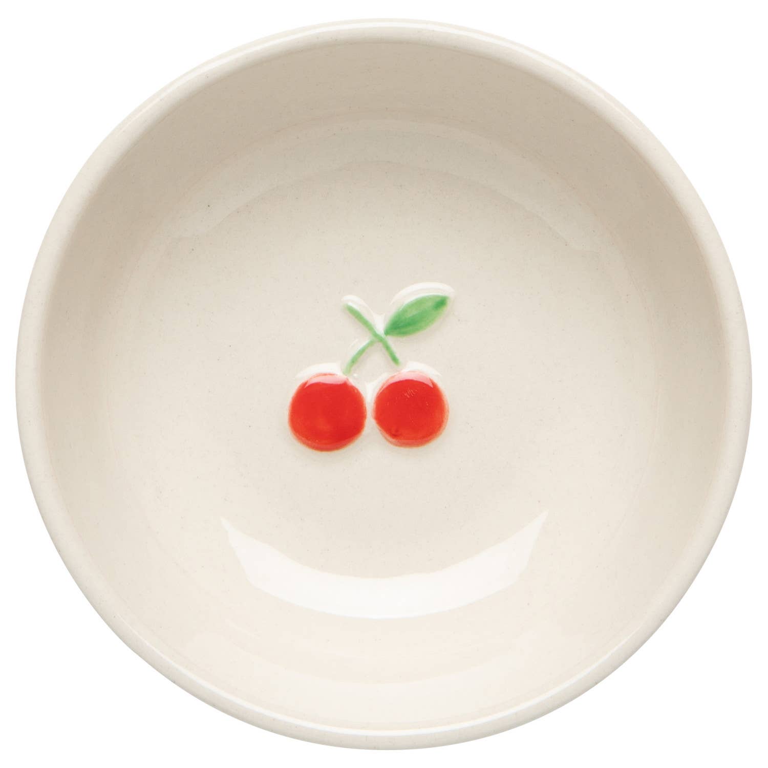 Cherry Embossed Pinch Bowl 3 inch: White