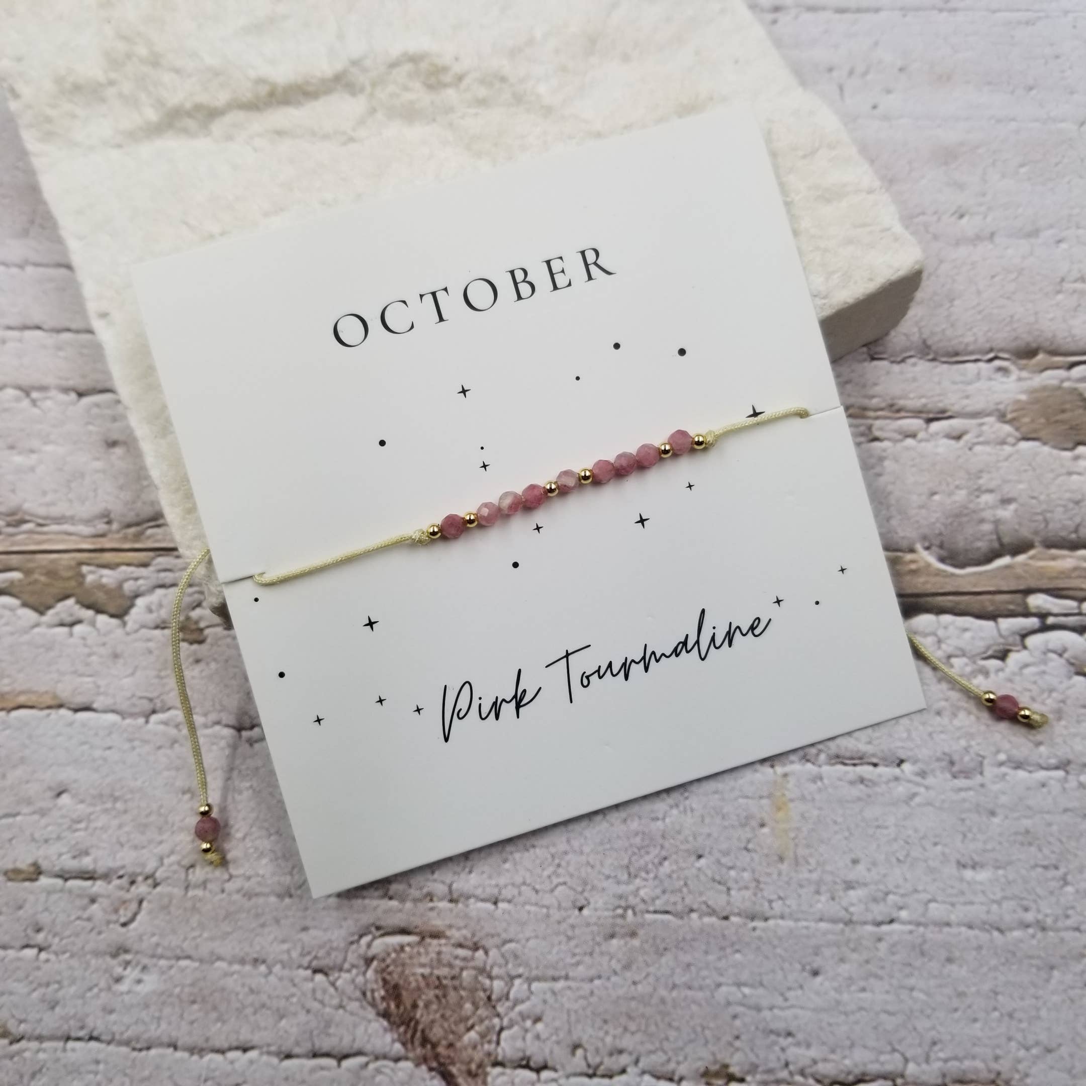 Birthday Month Bracelet: Oct