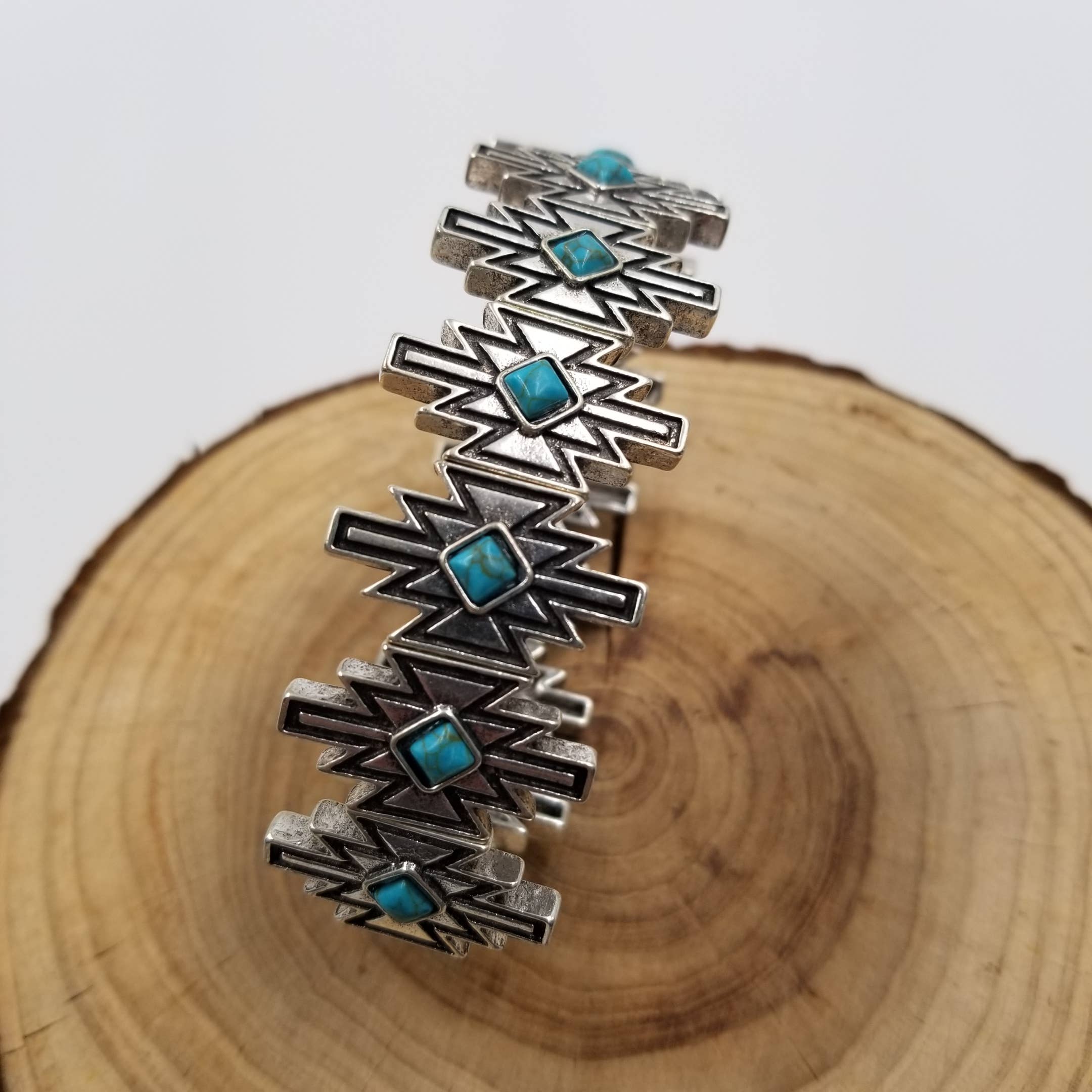 Boho Turquoise Adjustable Bracelet