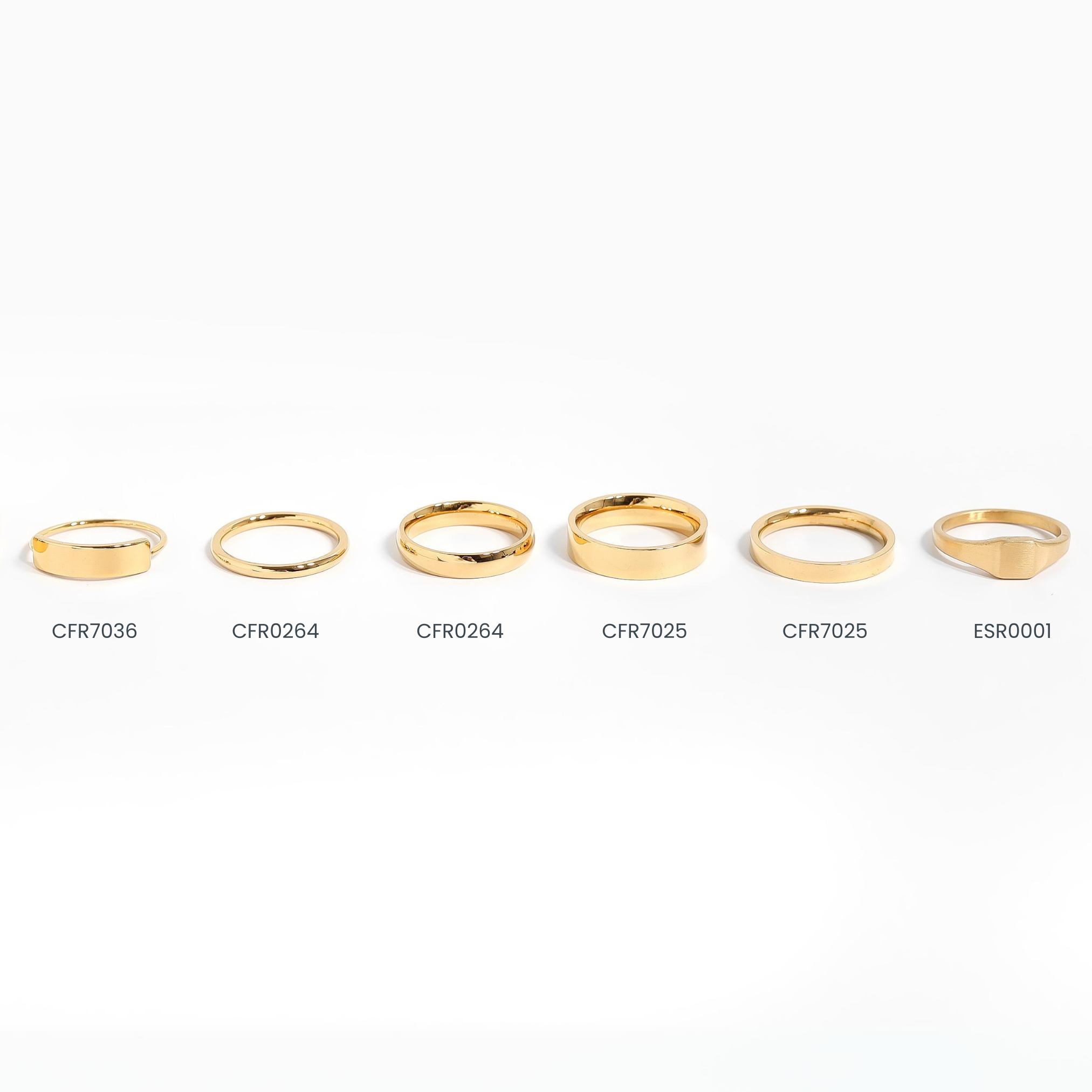 Blank Flat Band Ring: 6