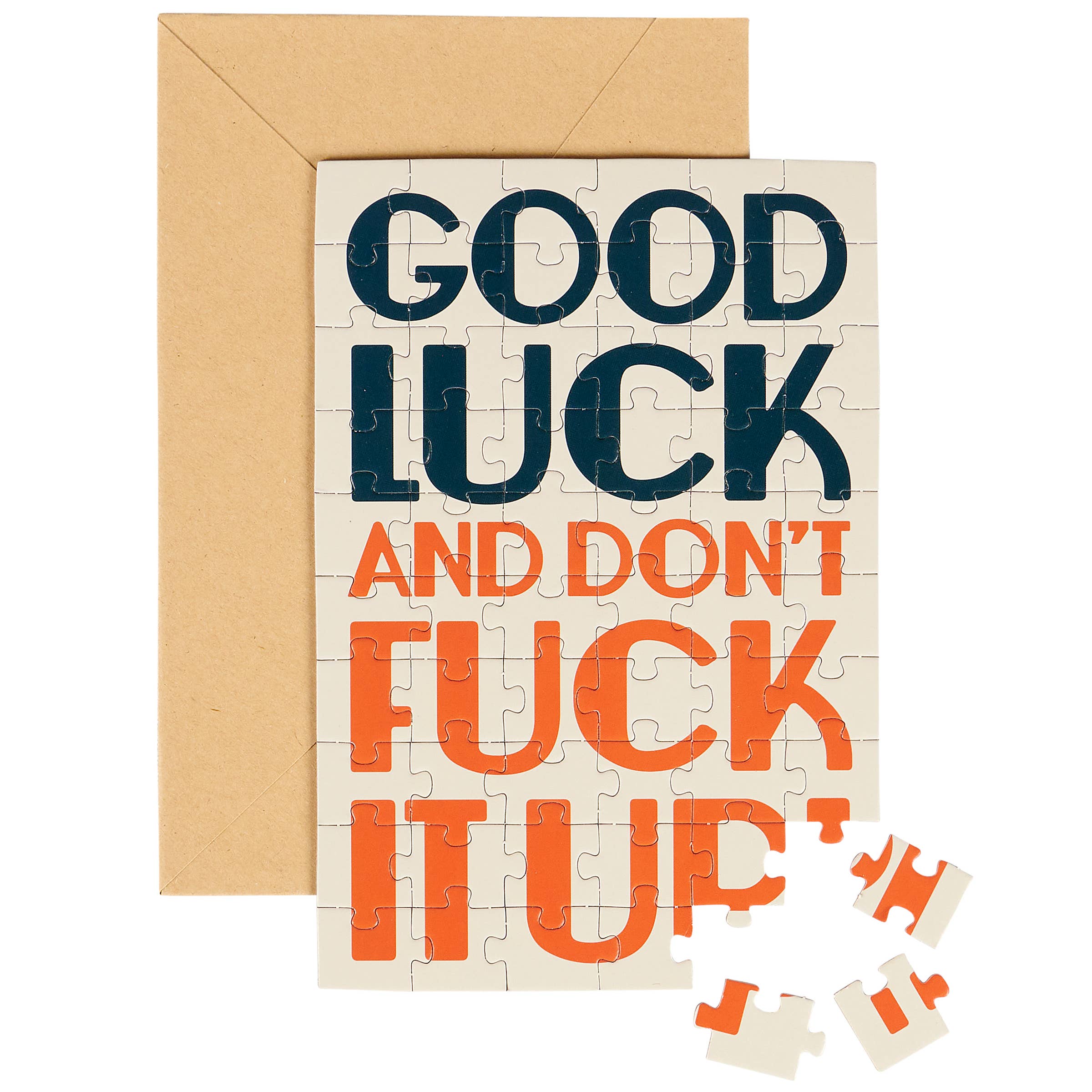 Good Luck Puzzle Card