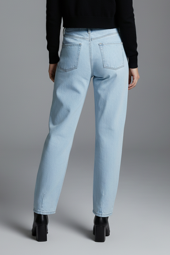 TAPERED MID RISE WIDE BAGGY JEANS: 11 (29)