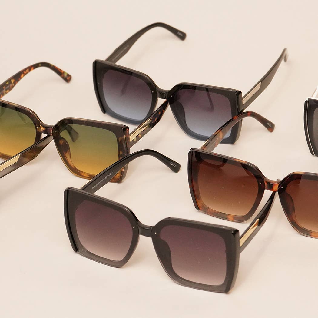 Allure Genesis Women's Square Sunglasses: 12 ASSORTED COLOR, One Size