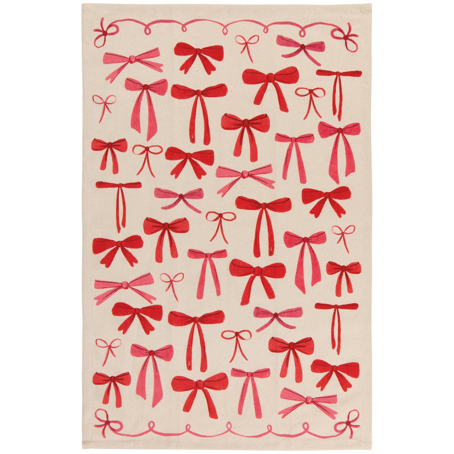 Bowtique Dishtowel: Red